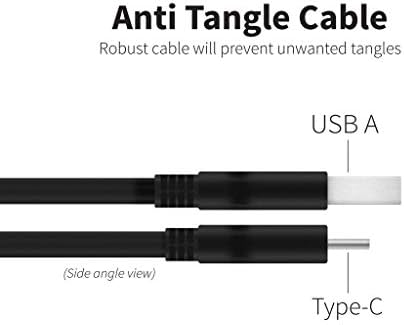 Működik USB 3.0 C-Típusú Gyors Töltés, valamint adatkábel ZTE Blade A71! (18W Fekete 1M 3.2 ft)