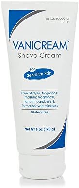 Vanicream borotválkozó Krém Érzékeny Bőrre - 6 oz, Csomag 5