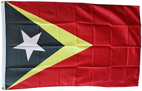 Kelet-timori (Kelet-Timor) - 3 x 5' Poliészter Világ Zászló